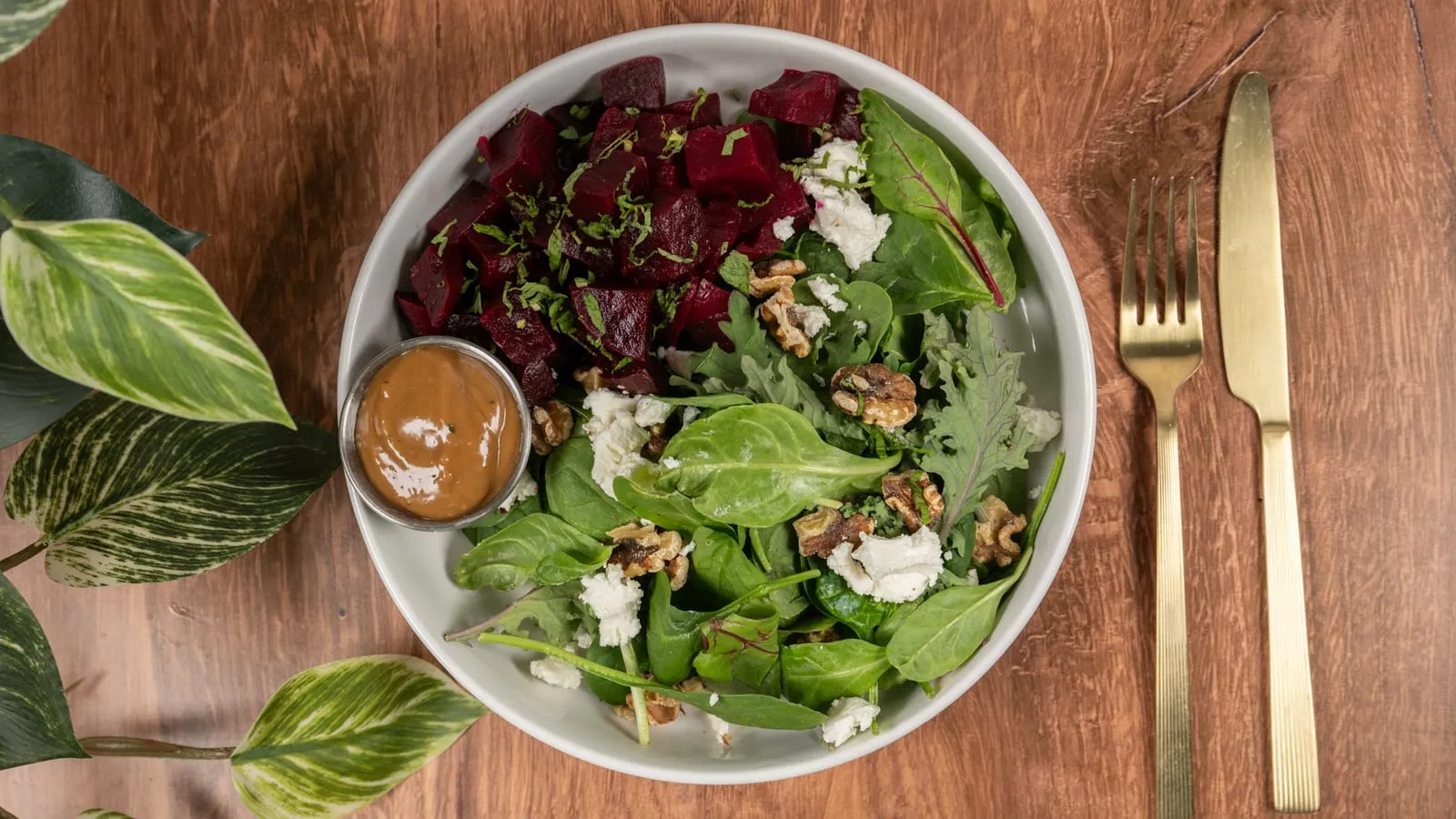 Roasted beet salad