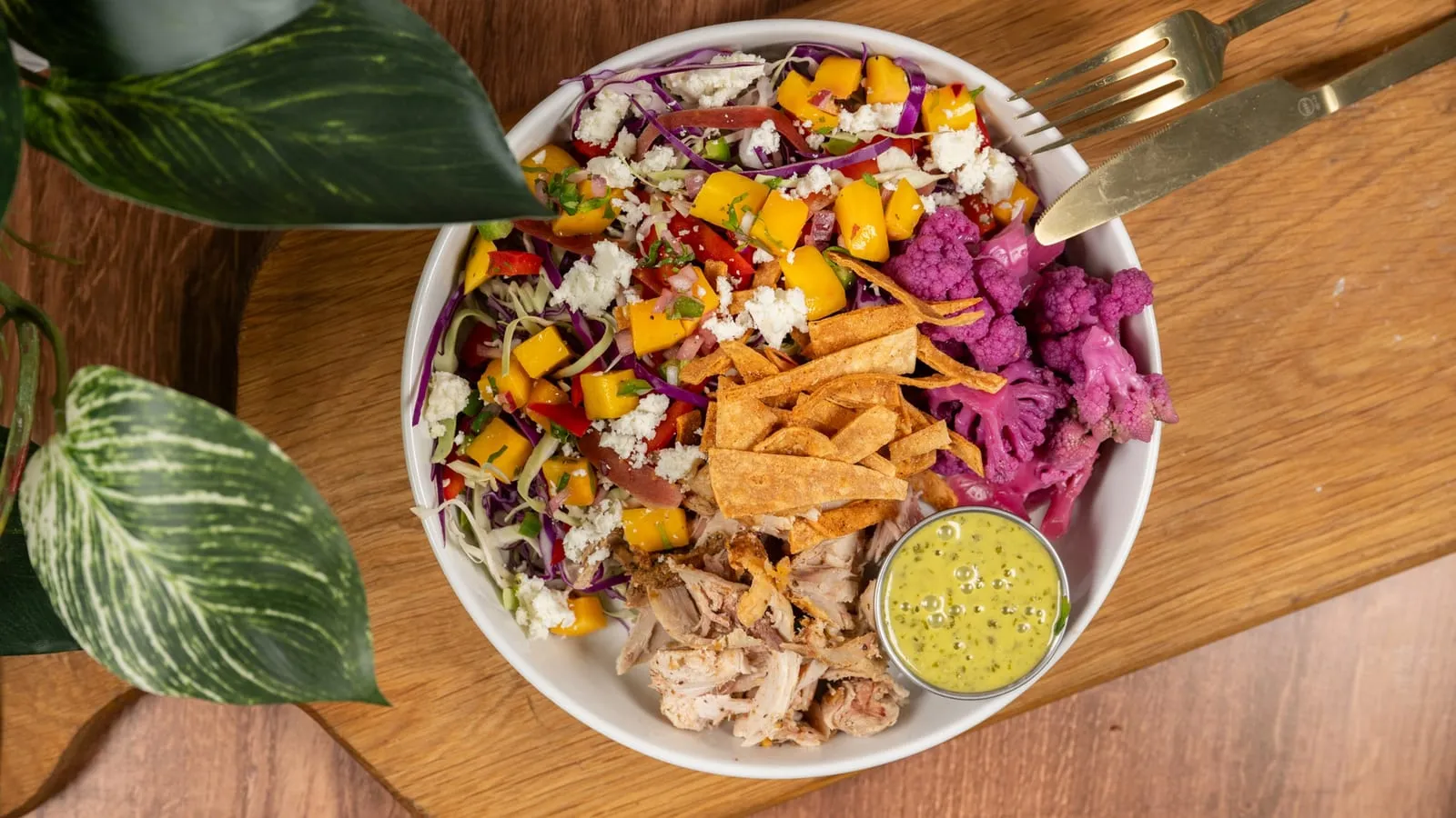 Chicken tortilla salad